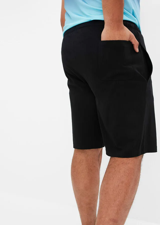 Bermudas de punto Azul marino estampado