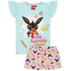 Bing Bunny Girls Mis cosas favoritas Conjunto de pijamas cortos