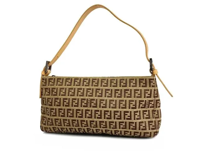 Bolso Fendi Zucchino Castaño 