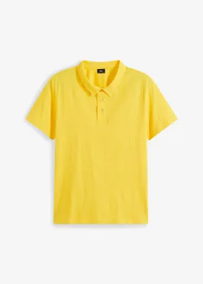 Camiseta de tipo polo Amarillo narciso