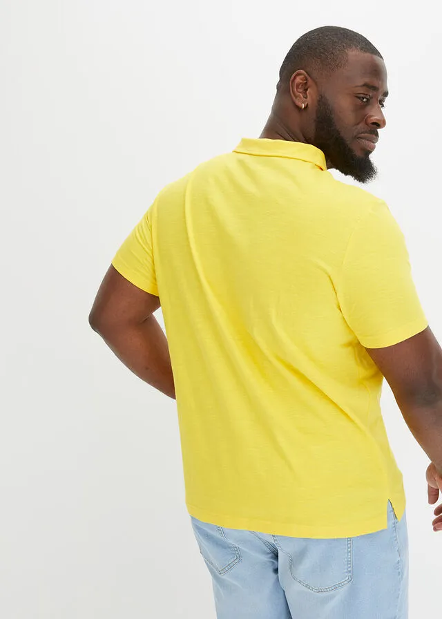 Camiseta de tipo polo Amarillo narciso