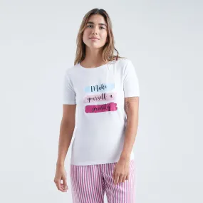 Camiseta Estampada Manga Corta