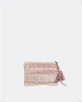 Cartera Algodón Rosa Kbas