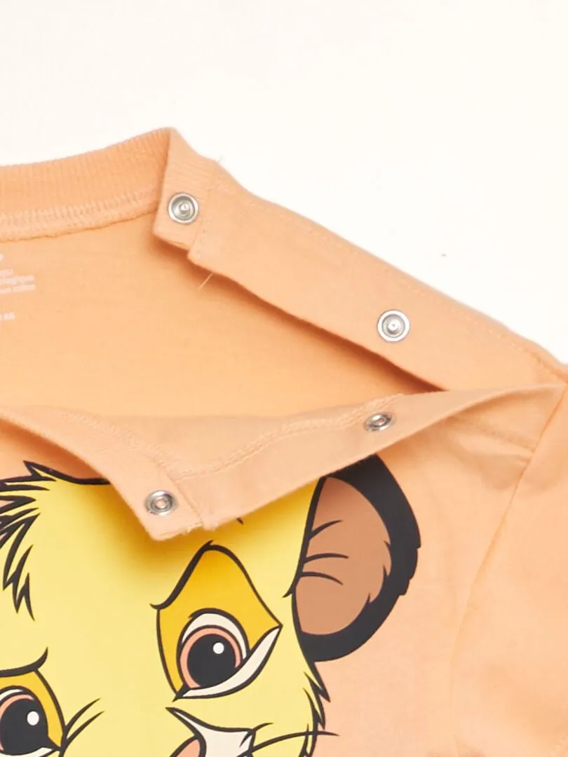 Conjunto de pijama 'Simba' - 2 piezas - NARANJA