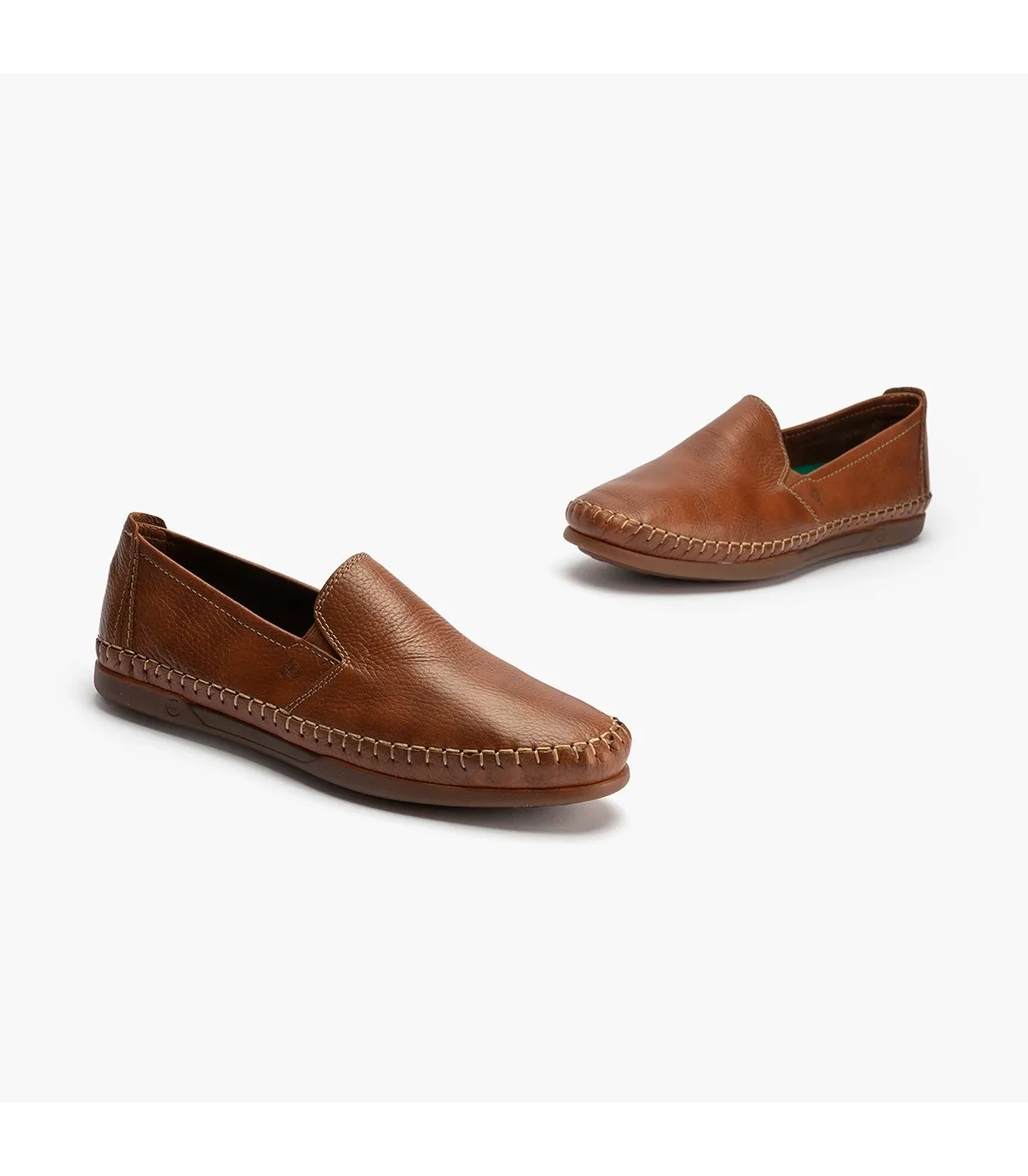 Kiowa slip on piel hombre MARRON