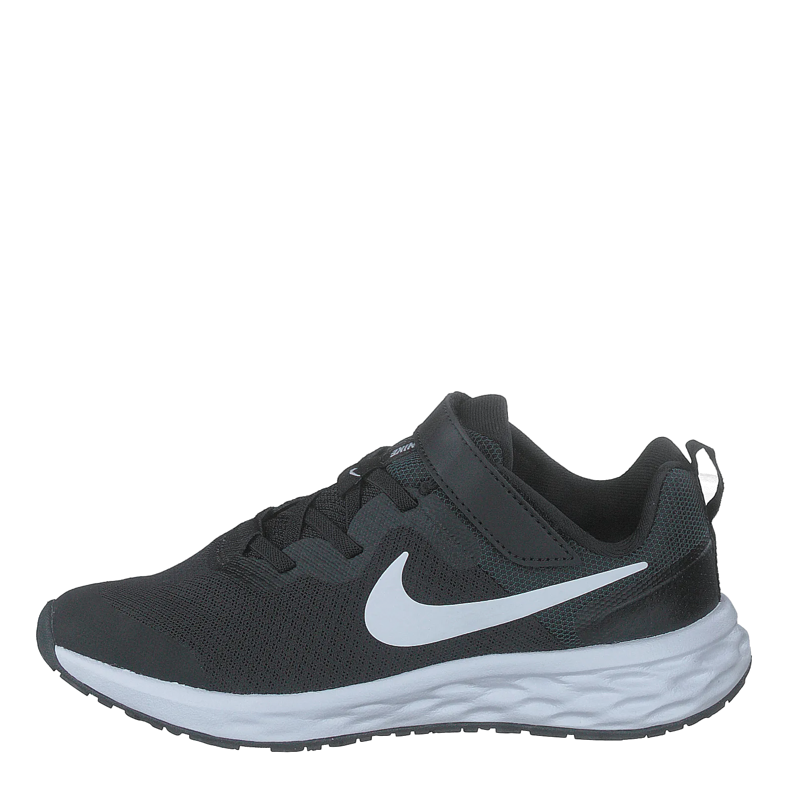 Nike Revolution 6 Little Kids' Shoes BLACK/WHITE-DK SMOKE GREY