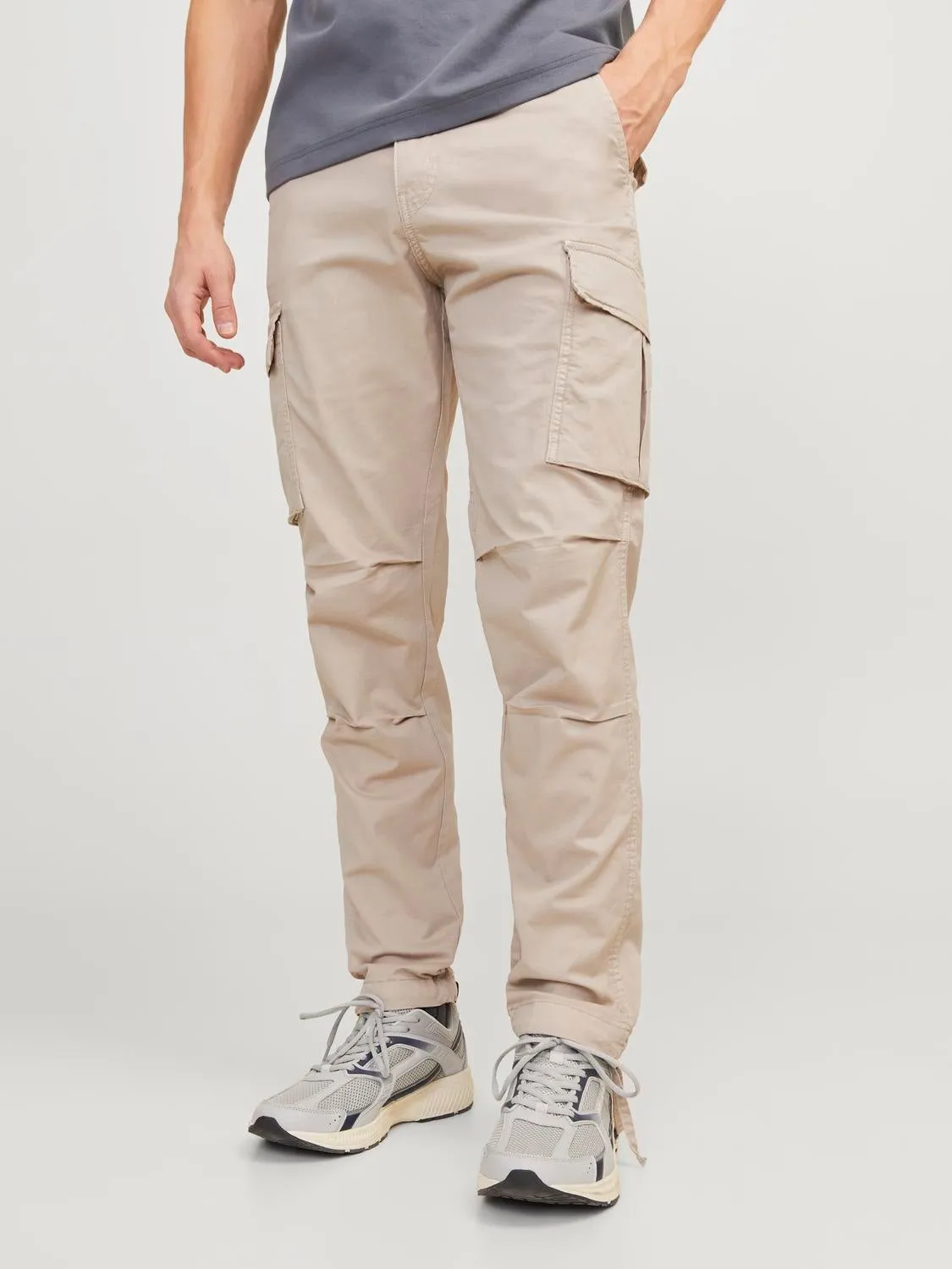 Pantalones cargo Corte tapered | Beige | Jack & Jones®