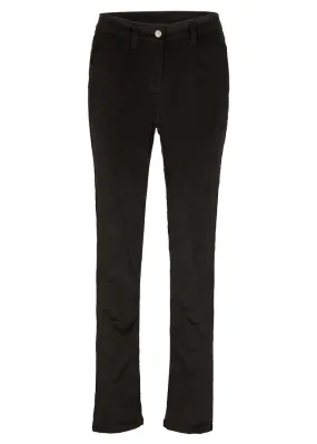 Pantalón de pana térmico Negro