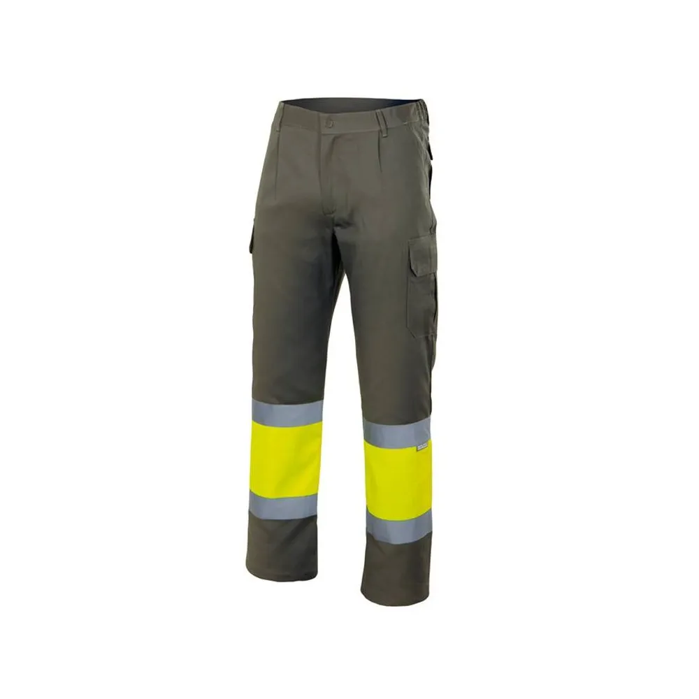 Pantalón de trabajo bicolor con forro interior