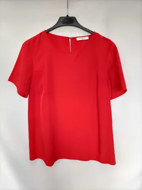 PIECES.Blusa rosa plumeti T.m