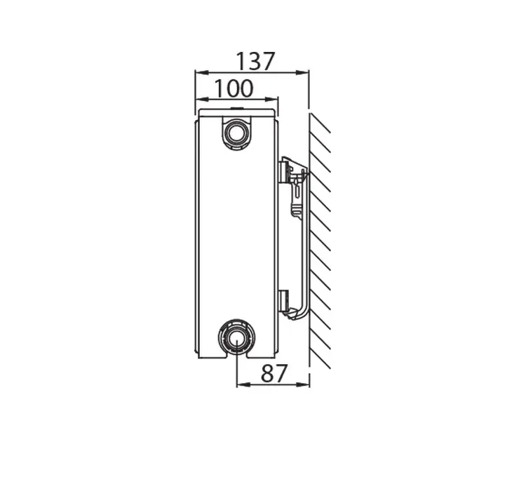 Radiador de Acero Stelrad L 600 22 H 700 1177 vatios