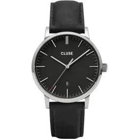 RELOJ CLUSE CORREA PIEL NEGRA HOMBRE CW0101501001