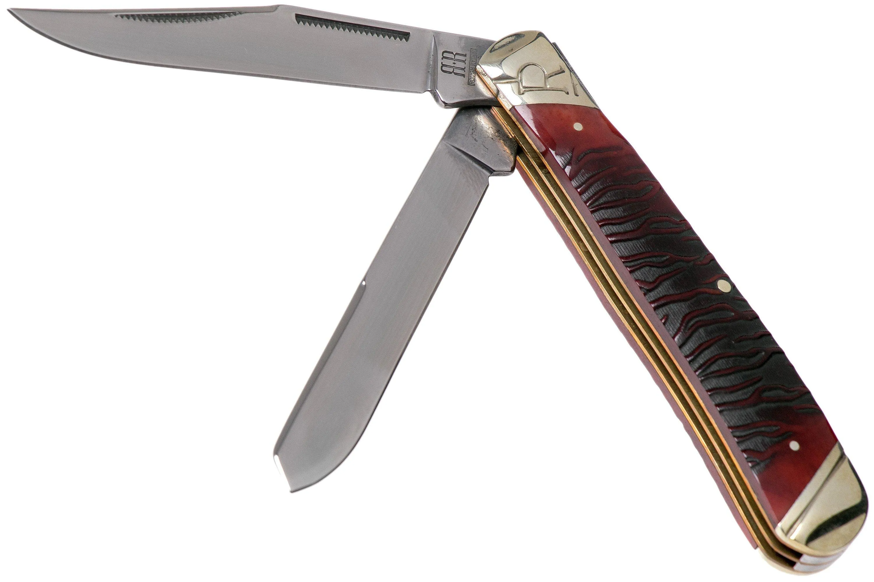 Rough Ryder Tiger Stripe Trapper RR2218 navaja