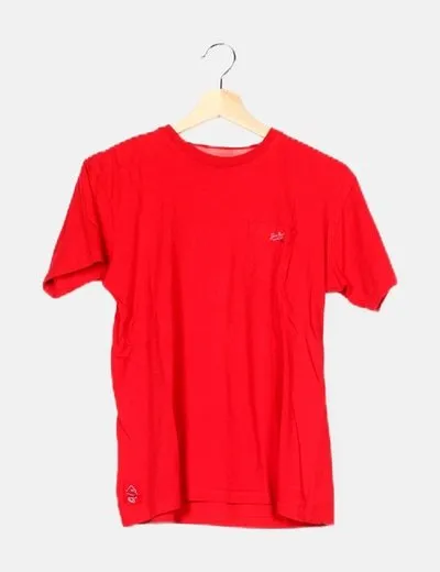 Sfera Camiseta roja bolsillo