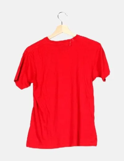 Sfera Camiseta roja bolsillo