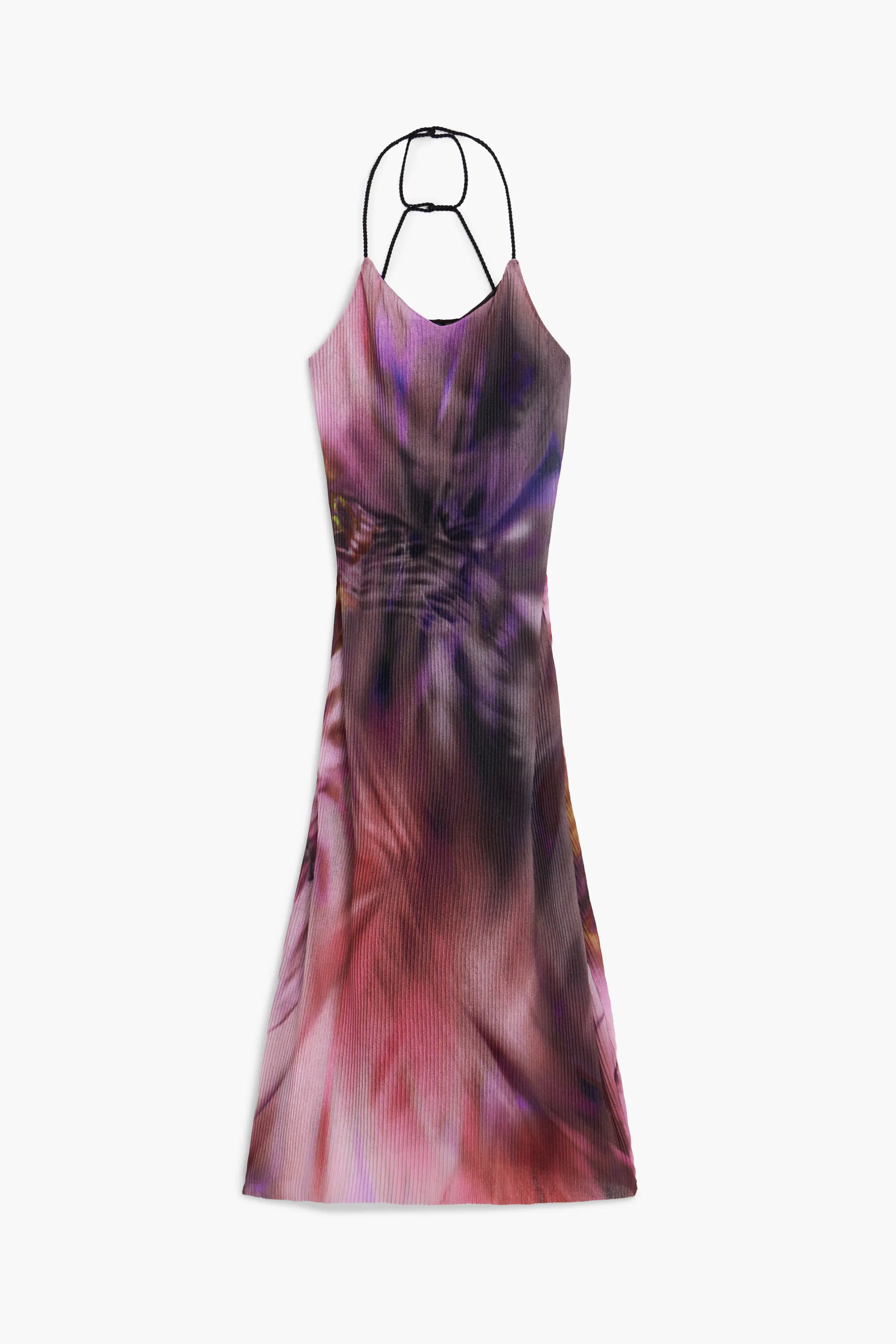 Vestit plisat estampat floral
